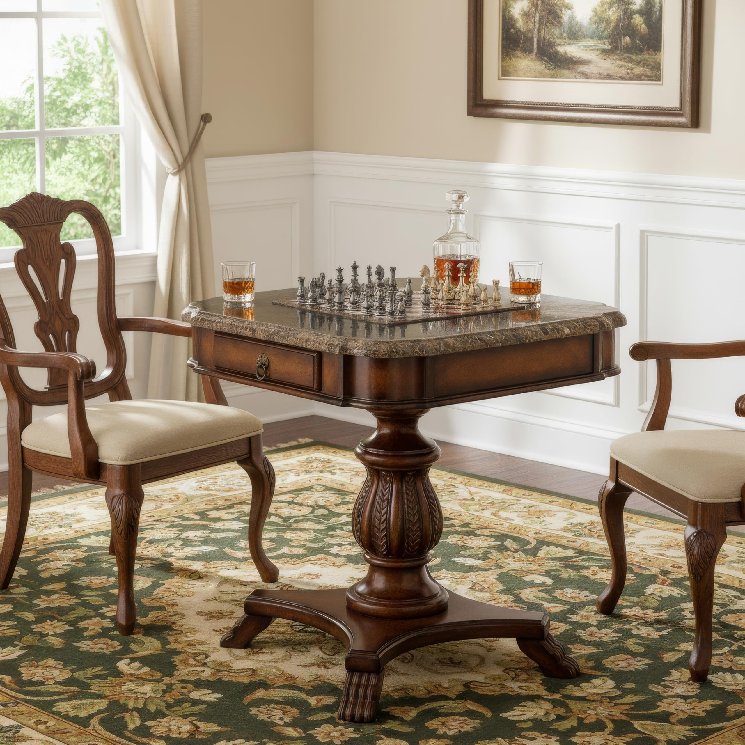 Amazon.com: Butler Heritage Solid Wood Game Table – Traditional