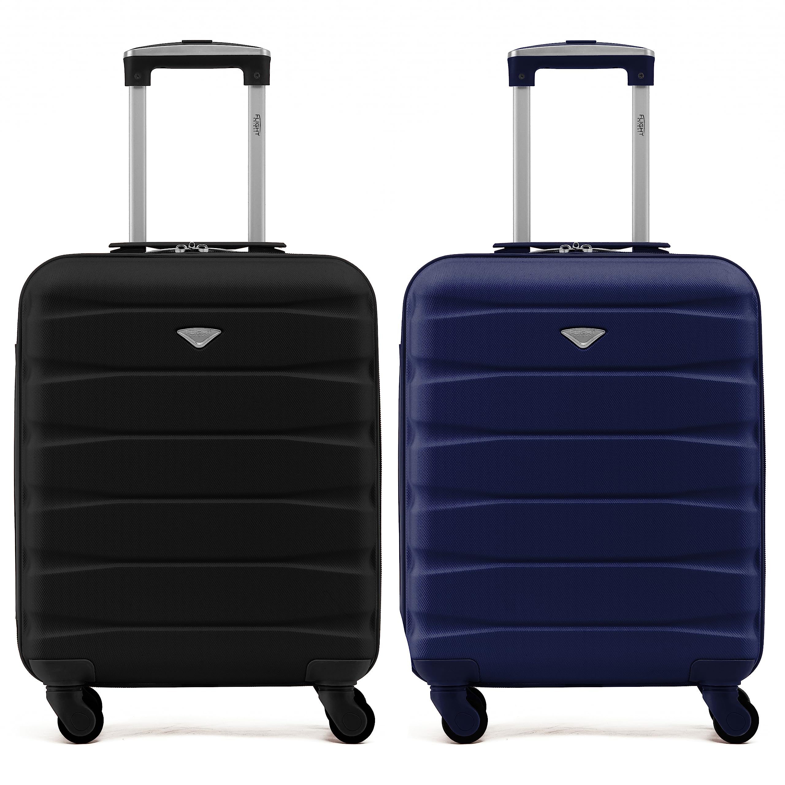 Flight Knight Suitcase Set of 2 Lightweight 4 Wheel ABS Hard Case Cabin Carry On Hand Luggage Approved for Over 100 Airlines Including easyJet, British Airways, Ryanair & Many More 55x35x20cm — view 70