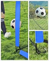 SONGMICS Gyerek Futballkapu Szett 2 db Felfújható Kapu 90x120x90 cm Kerthez Strandra 7