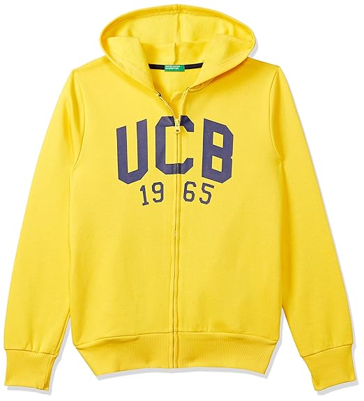 United Colors of Benetton Boys Zipper Sweatshirt with Hoodie