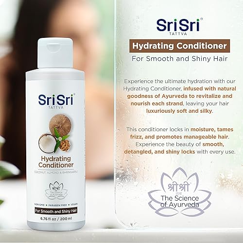 Miniatura 2 de SRI SRI TATTVA Acondicionador hidratante para cabello liso y brillante – Acondicionador ayurvédico para el cabello con Bhringraj y Aloe Vera para