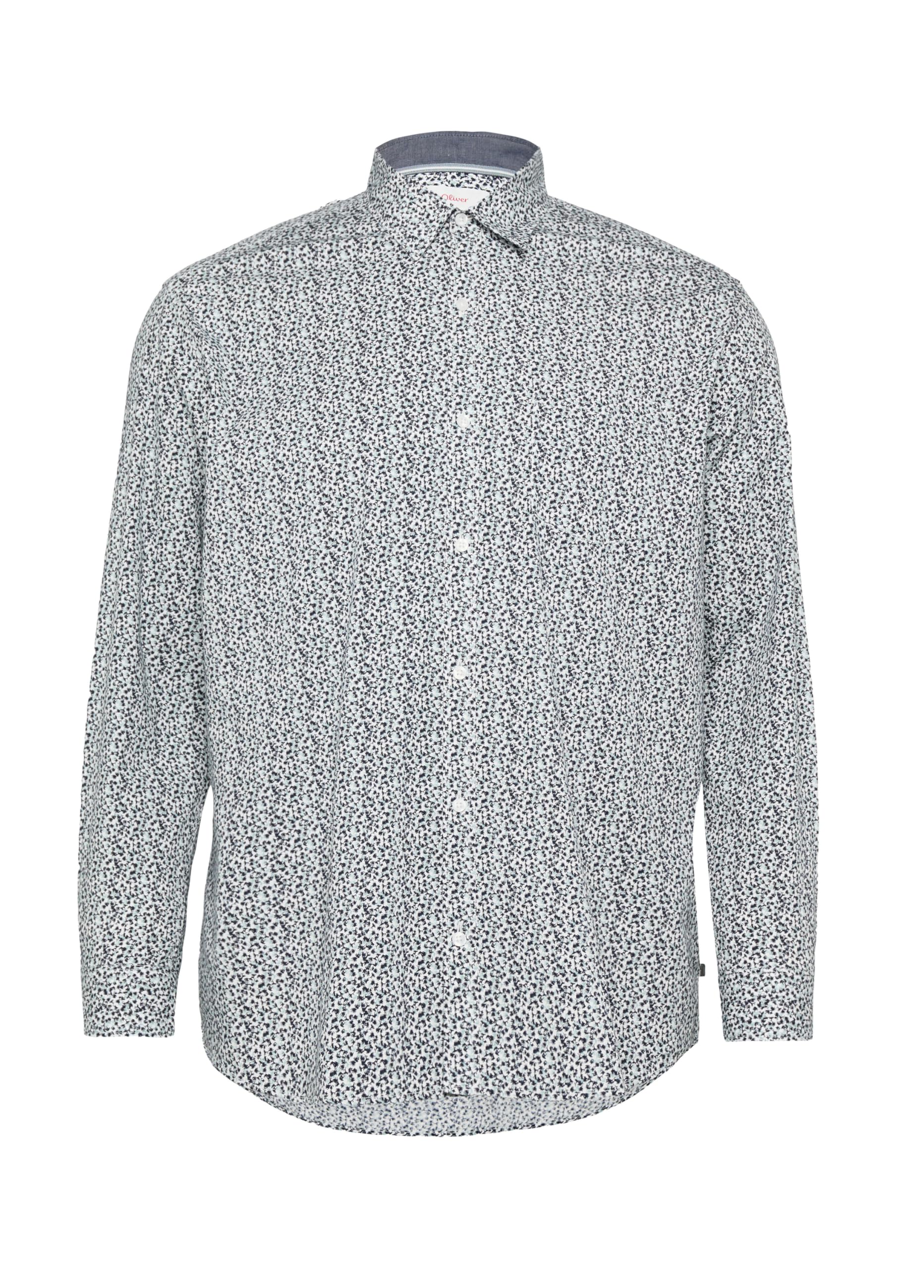 s.Oliver Big Size koszula z długim rękawem, krój slim fit, 01A1, XXL