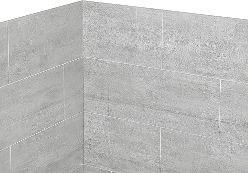 Miniatura 3 de Ove Decors Misty - Pared de ducha con superficie sólida de 60 x 32 pulgadas color gris