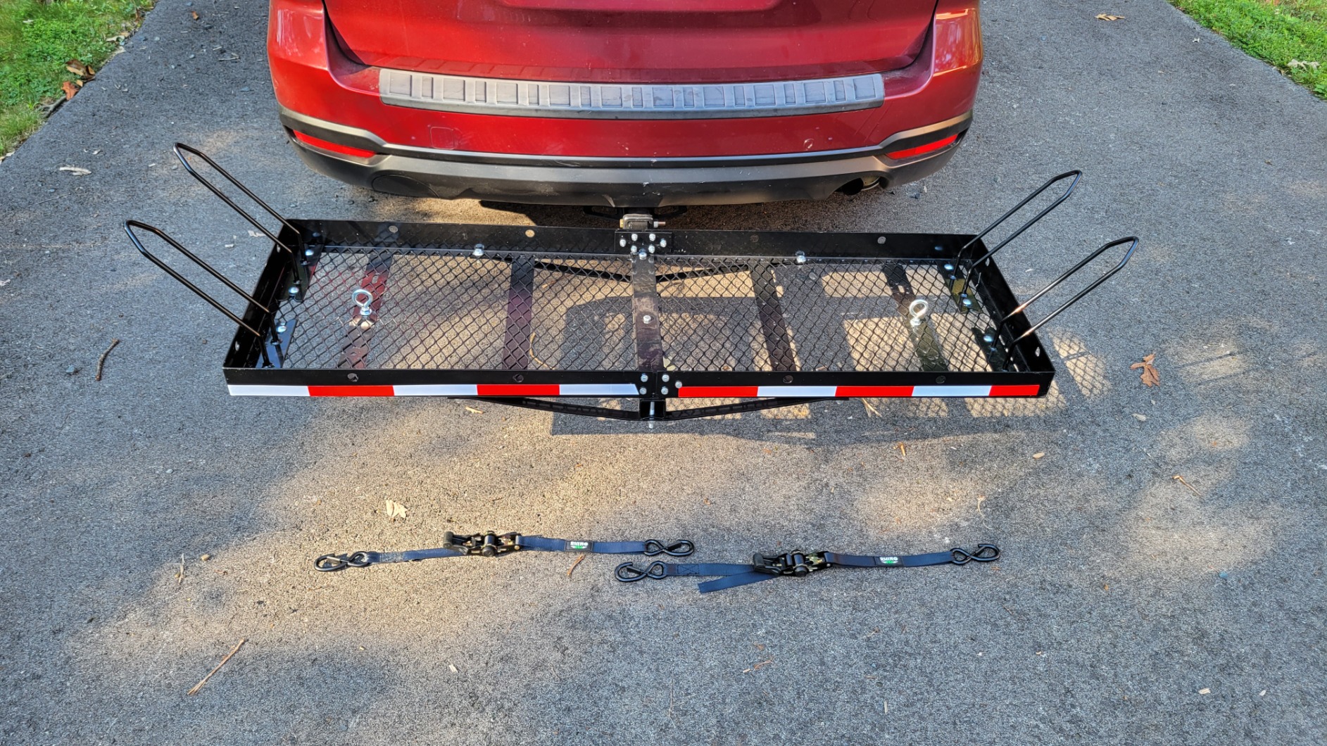 19/mo Finance MYCAN Hitch Mount Cargo Carrier 2" Shank 500lbs