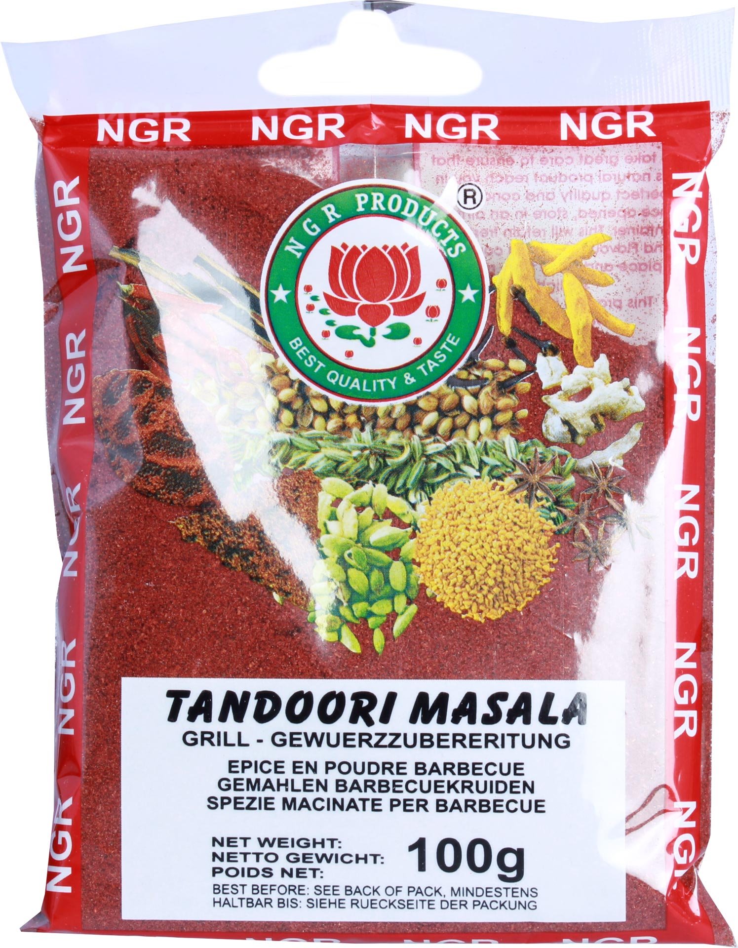 Ngr Tandoori Masala, Gewürzmischung, 100g (1 x 100 g Packung)