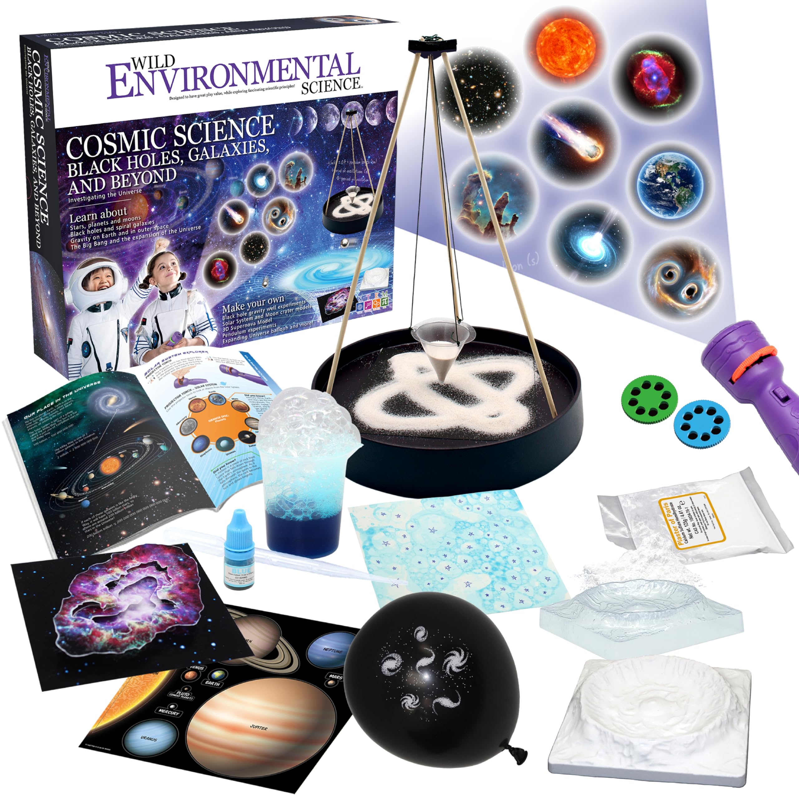 Sponsored Ad – Wild Environmental Science KIDS SPACE KIT - Explore Black Holes & Stellar Experiments - Fun Science Experiments for Kids - Build Planets & Stars - Space Toys & Kids Activities - Ages 8 +
