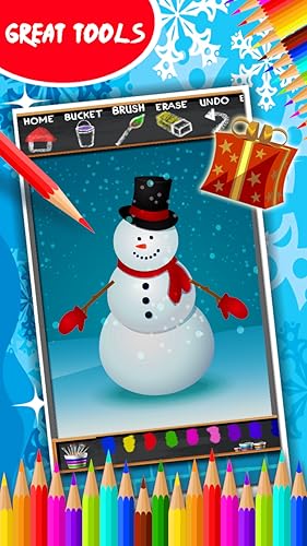 Snowman Coloring Book