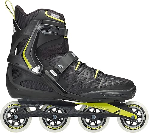 Miniatura 7 de Rollerblade RB XL - Patines en línea para hombre, color negro y lima, patines en línea de alto rendimiento