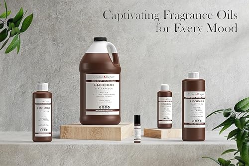 Miniatura 2 de Aroma Depot Pachulí 4 oz. Aceite de fragancia I Perfume I Aceite para la piel I perfumado. Proyectos de bricolaje como velas, bombas de baño,