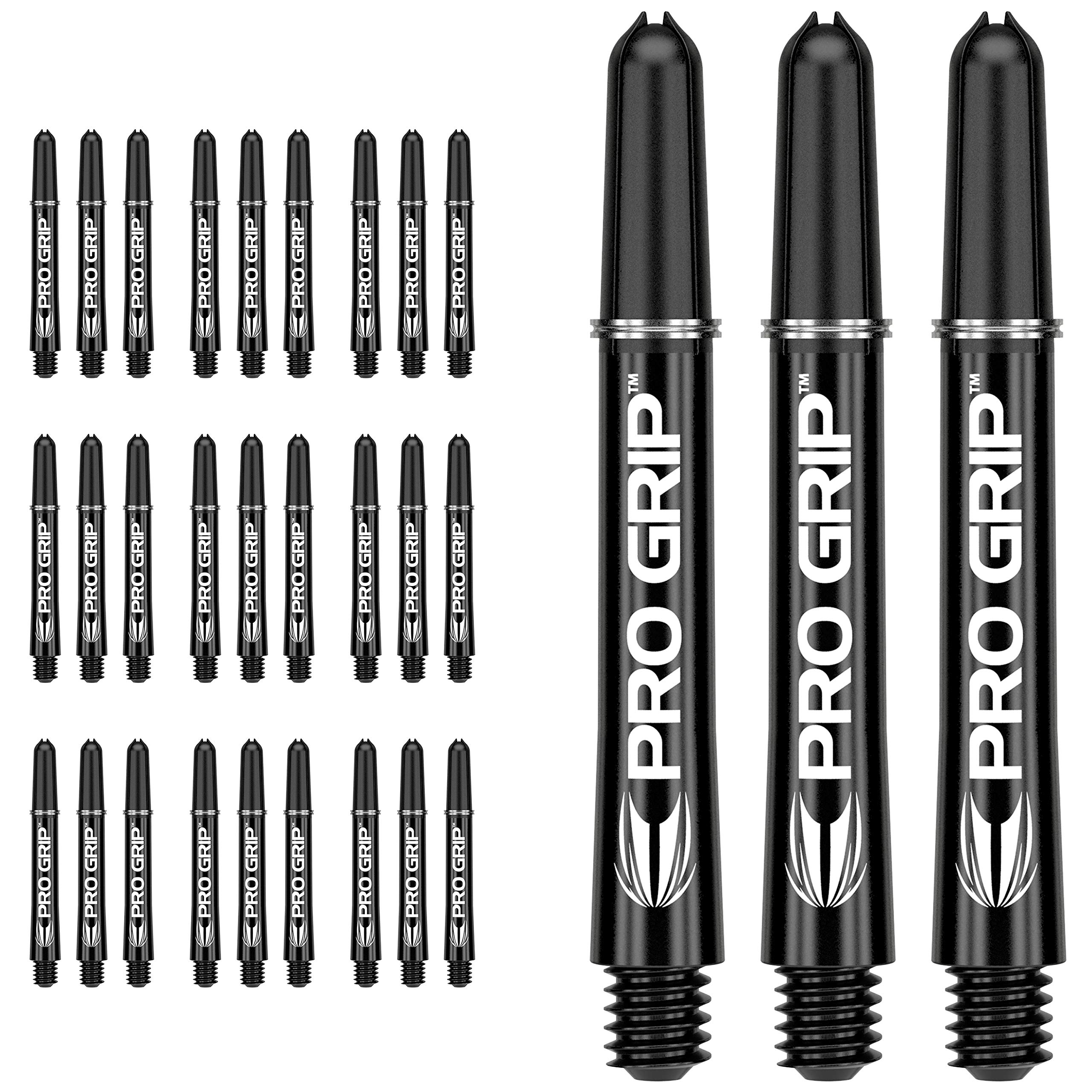 Target Darts 10 x Sets of Black Pro Grip Shaft Intermediate - 30 in Total