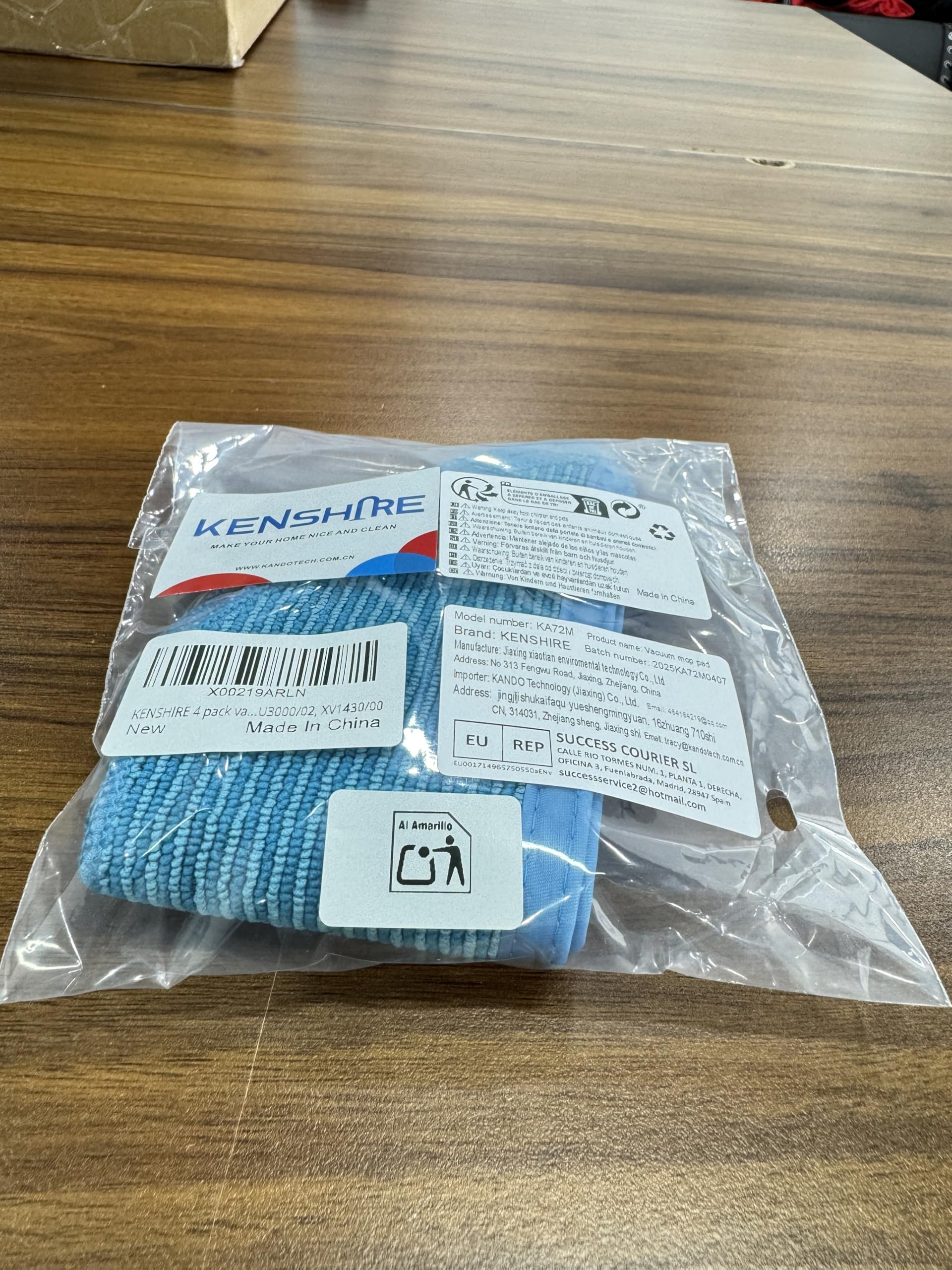 Zestaw 4 podkładek do mopa próżniowego kompatybilny z Philips Robot Homerun 3000 serii mop pady do odkurzaczy XU3100/01, XU3110/02, X3000/01, XU3000/02, XV1430/00
