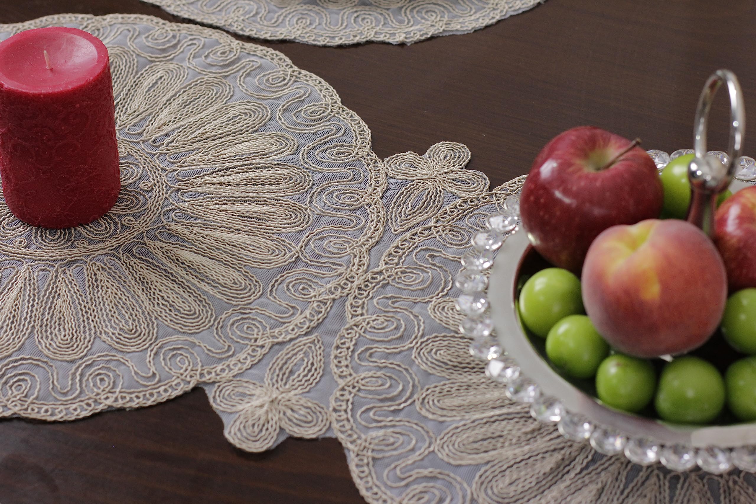 Chemin De Table Rectangulaire En Dentelle Au Crochet De Coton, Napperons Pour Commode, écharpe - Cozylace