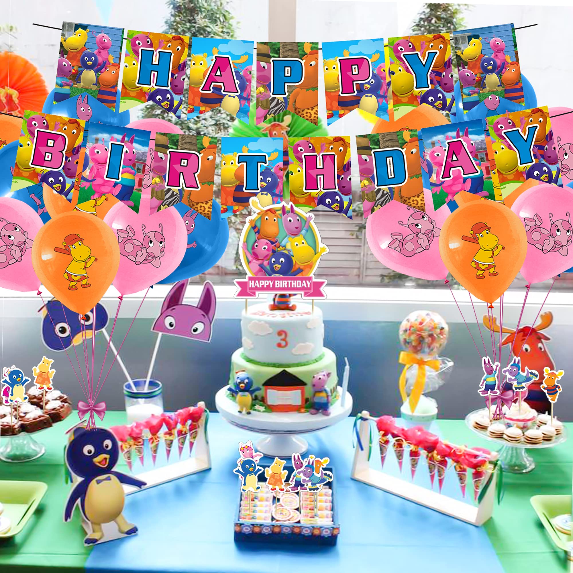 Buy Cute Backyardigans Party Decoraions, Backyardigans Theme Birthday Party Supplies for Kids