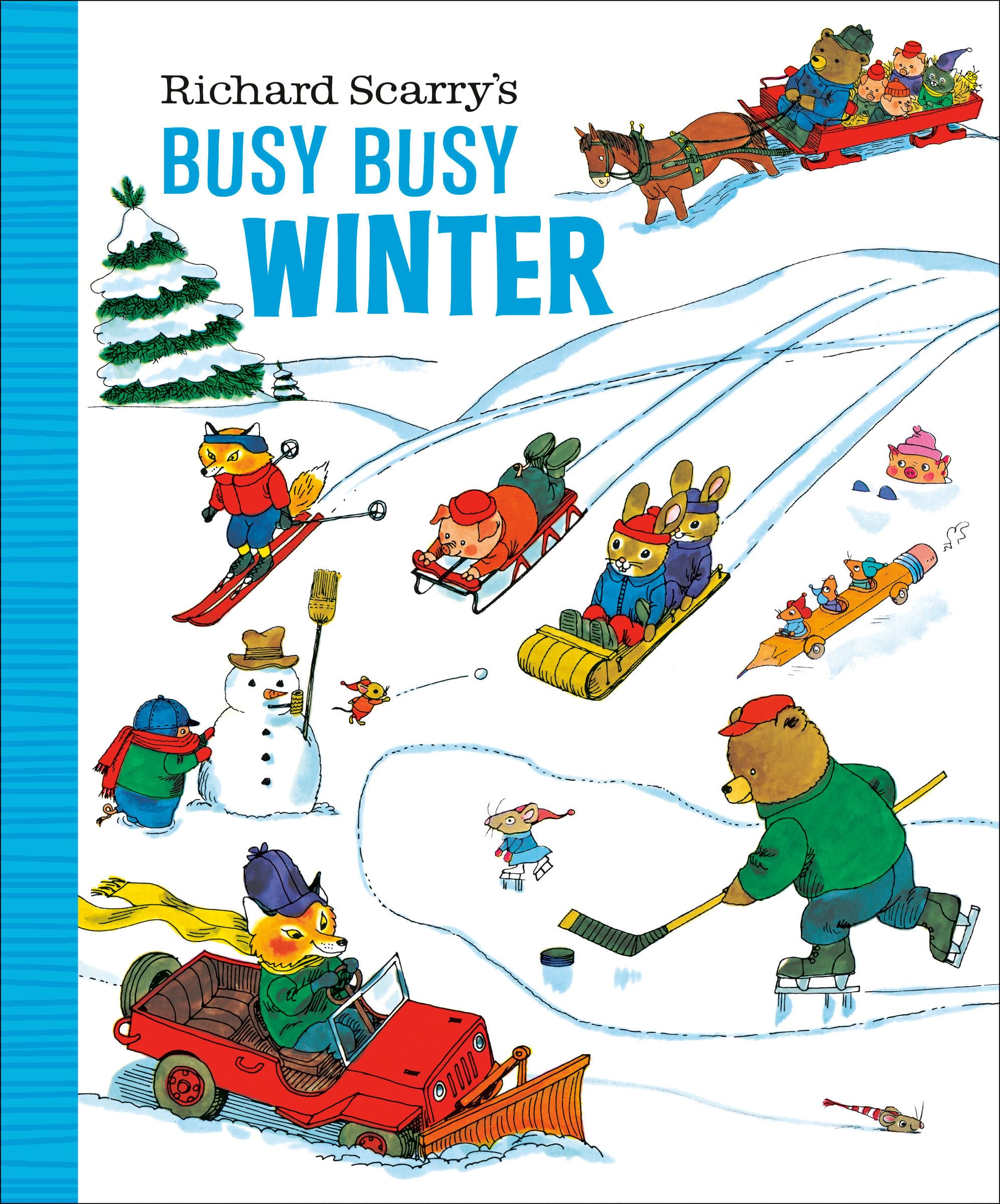 Richard Scarry's Busy Busy Winter, Scarry 9780593374726 Fast Free Shipping*.