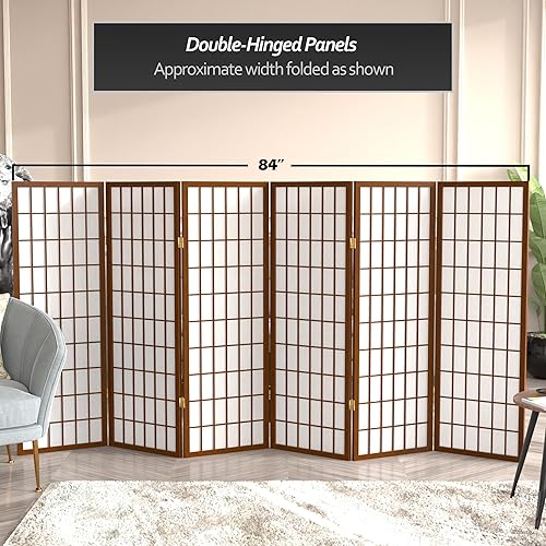 Miniatura 24 de Pantalla Shoji para ventana corta de 4 pies - Natural - 6 paneles Natural,Negro -,Rosewood,Nuez,Miel,Blanco,https://www.amazon.com/dp/undefined