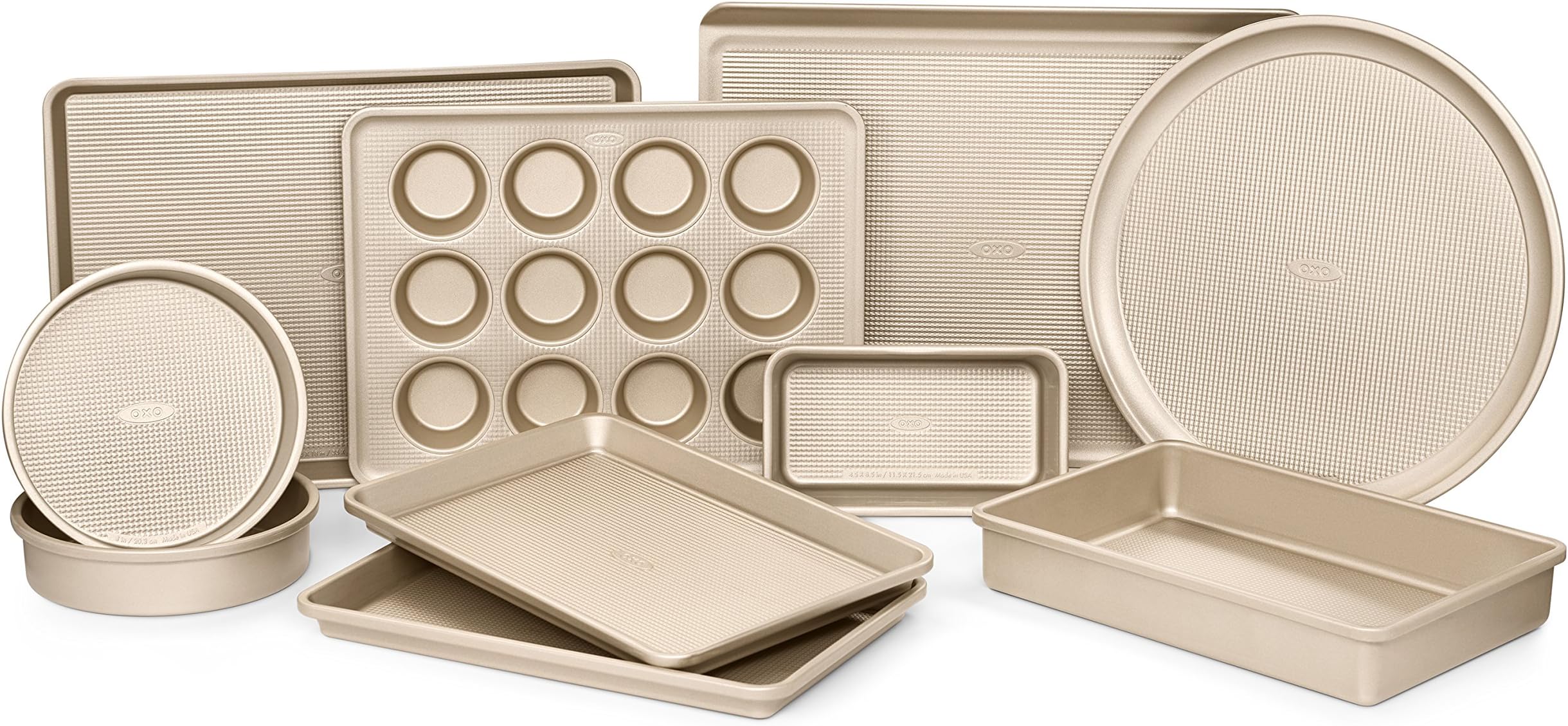 OXO Good Grips Non-Stick Pro 10-Piece Bakeware Set,,Multi-Size