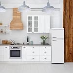Galanz GLR12TWEEFR Retro Top Mount Refrigerator, 12.0 Cu Ft, White