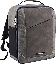 Cabin Max Manhattan 30L Compatible with Easyjet Backpack 45x36x20 Hand Luggage Underseat Travel Bag Requirements, Grey/Lavender, Hand Luggage