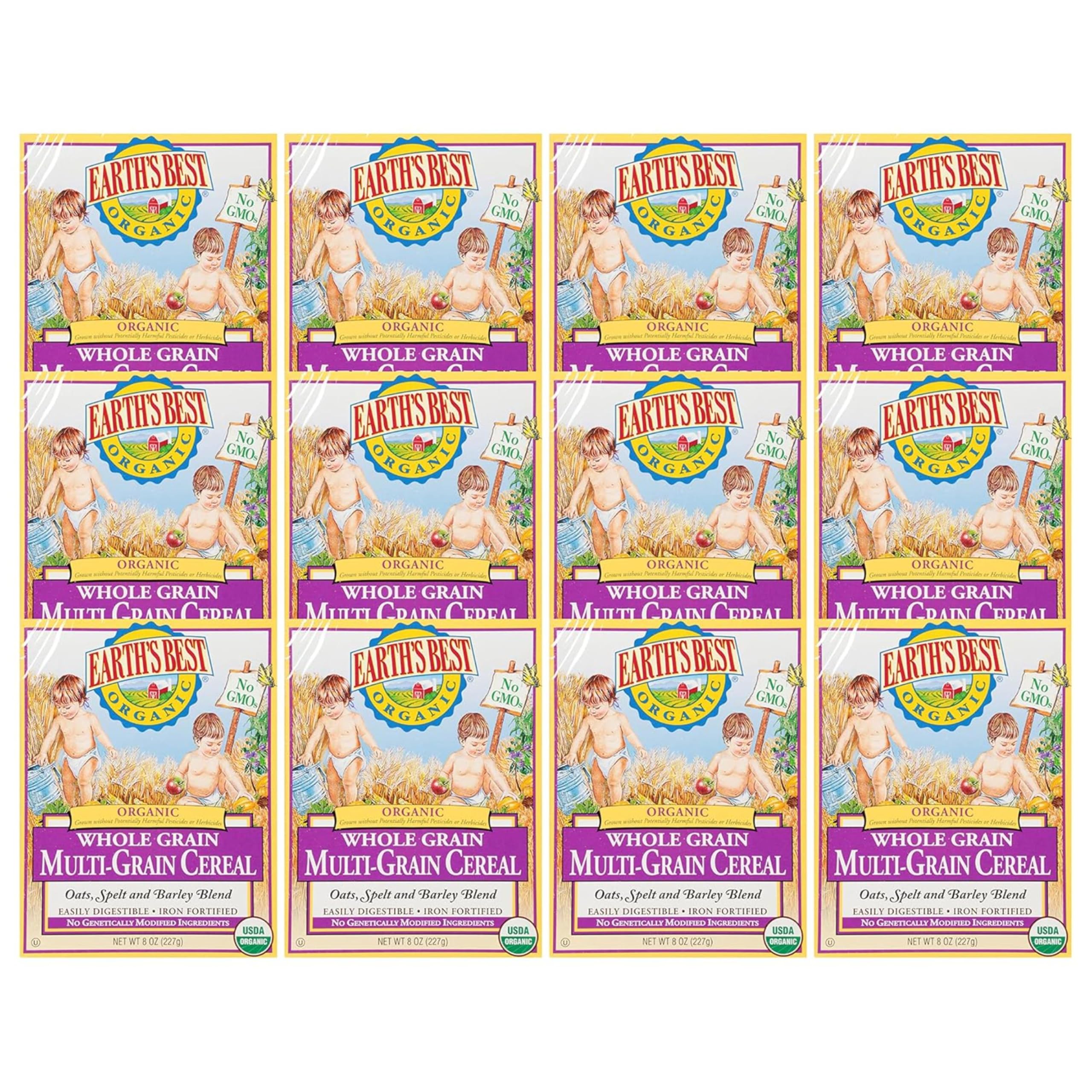 Earths Best Organic Baby Food Organic Whole Grain Multi Grain