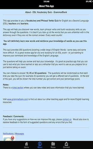 ESL Vocabulary Quiz - Grammarbank