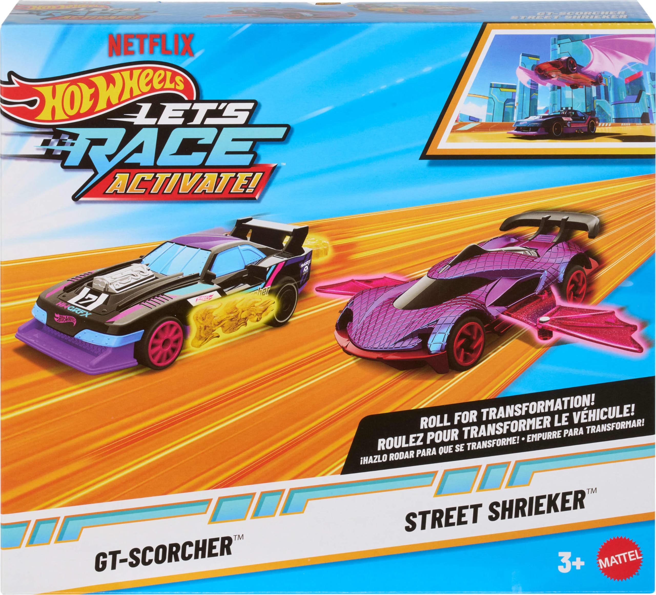 Amazon.co.jp: Hot Wheels Let's Race Activate! Gt-Scorcher and