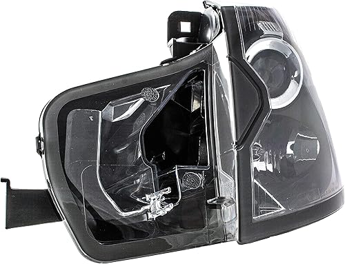 Miniatura 4 de Dorman 1592134 Conjunto de faros delanteros del lado del conductor compatible con modelos seleccionados de Cadillac