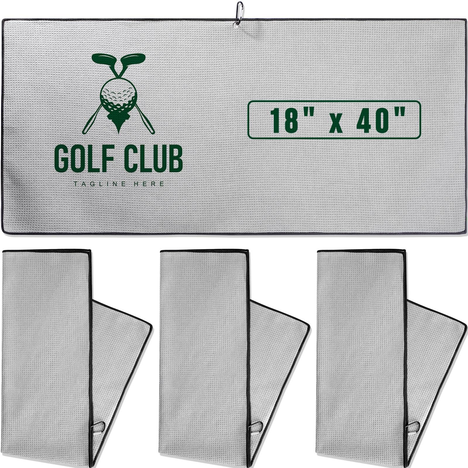 Serviette de golf microfibre Batiyeer pour vos parcours d'automne pluvieux