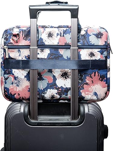 Miniatura 5 de Kinmac Maletín protector para portátil de 360  Bolsa de mensajero acolchada completa para portátil, Camellia