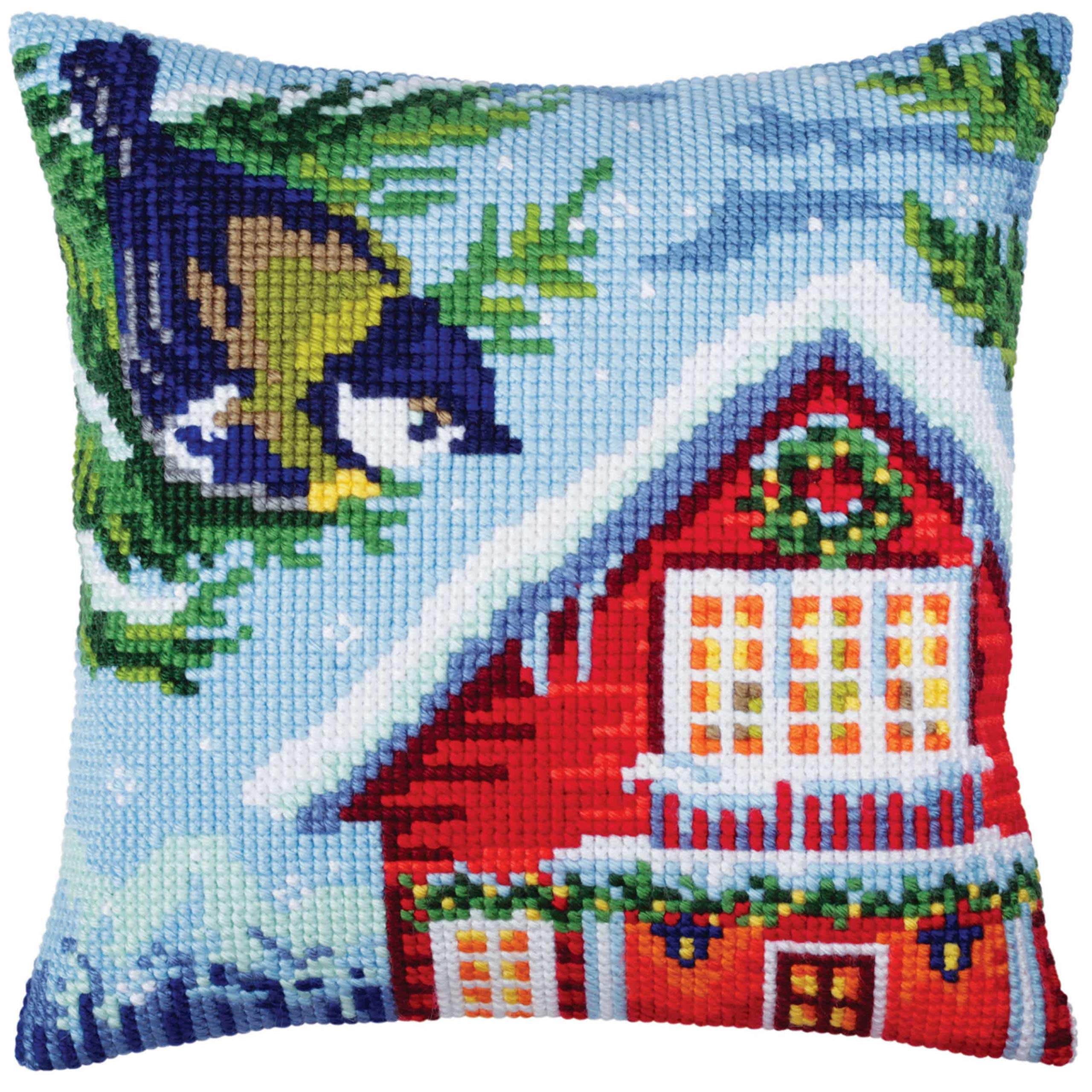 Kit Coussin Collection D'Art Before Christmas 40x40, idée cadeau créatif