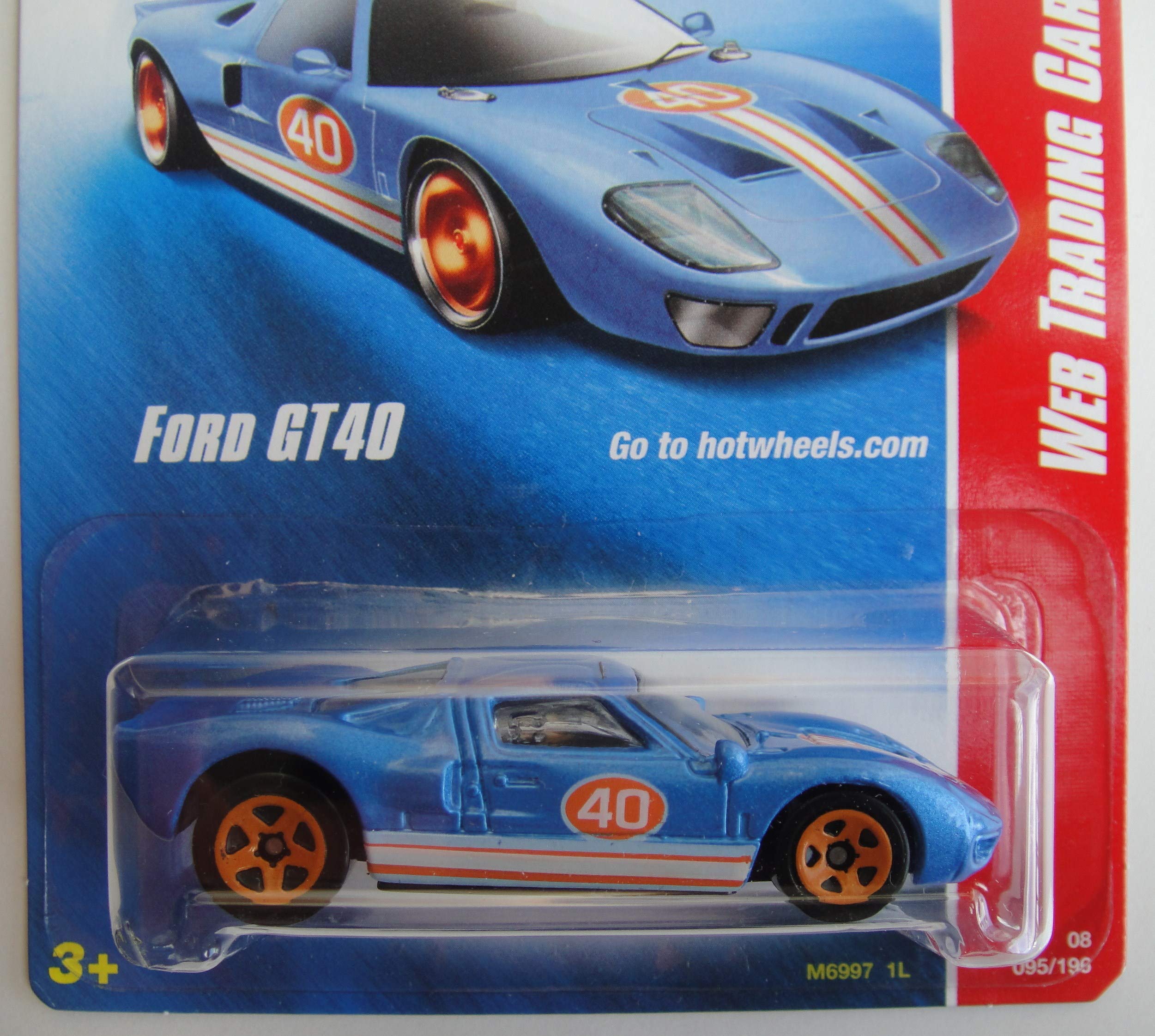 Amazon.com: Hot Wheels Web Trading Cars 19/24, Blue Ford