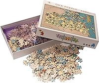 Vista 94 de Rompecabezas para adultos 1000 piezas Arkansas mapa de madera rompecabezas juegos de rompecabezas Estados Unidos del estado rompecabezas mapa decorar