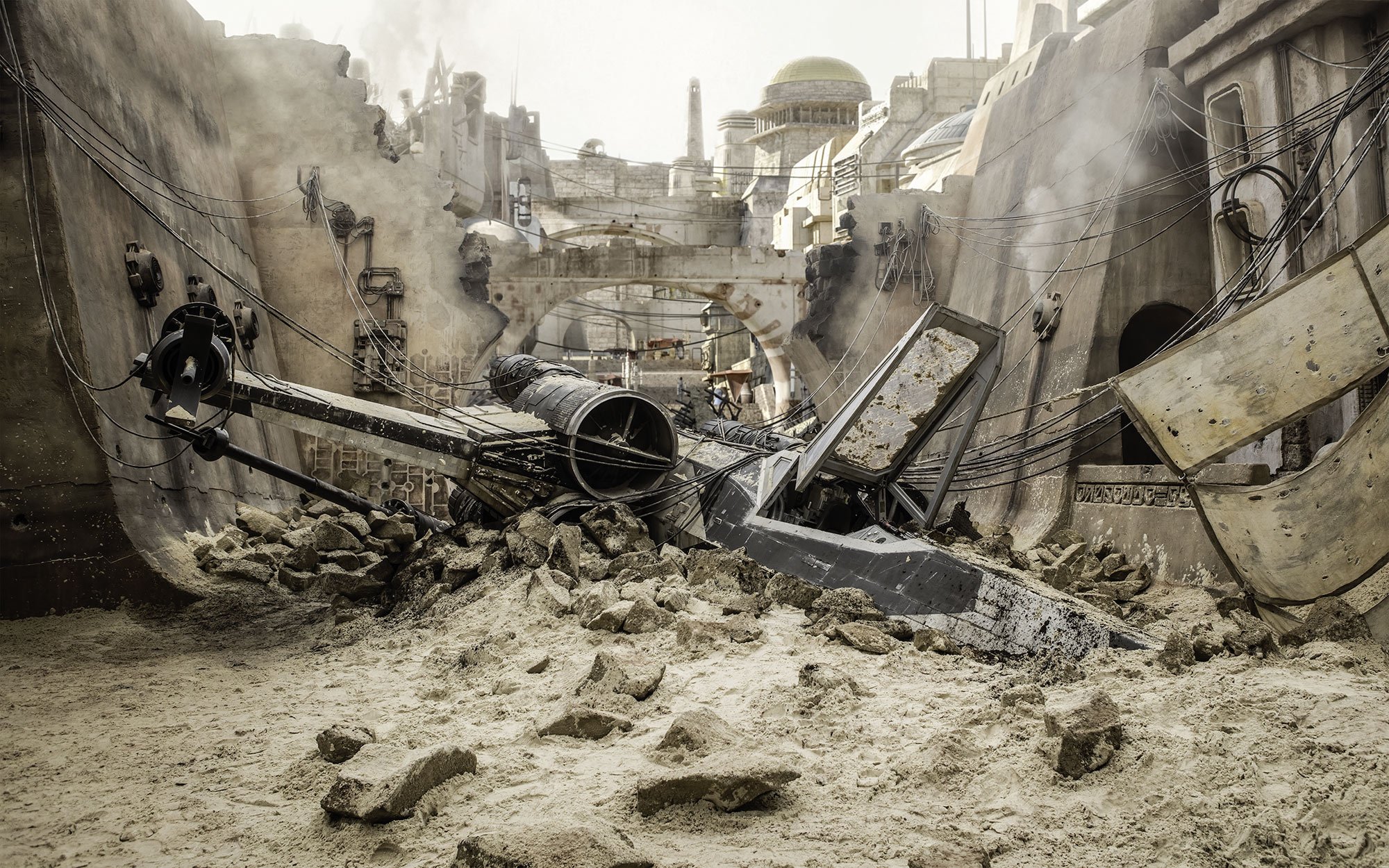 Komar Star Wars fototapeta z włókniny X-WING | 400 x 250 cm | tapeta, dekoracja ścienna, statek kosmiczny, buntownicy | 030-DVD4, kolorowa