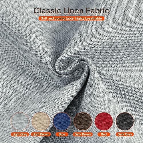 Miniatura 4 de RULAER Cojines de banco, cojín de banco de tamaño personalizado para muebles de interiorexterior, cojines de asiento de patio antideslizantes, cojín