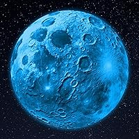 Vista 8 de Calcomanía de pared que brilla en la oscuridad Tierra para techo, planeta luminoso, calcomanía de pared para dormitorio de niños, tierra