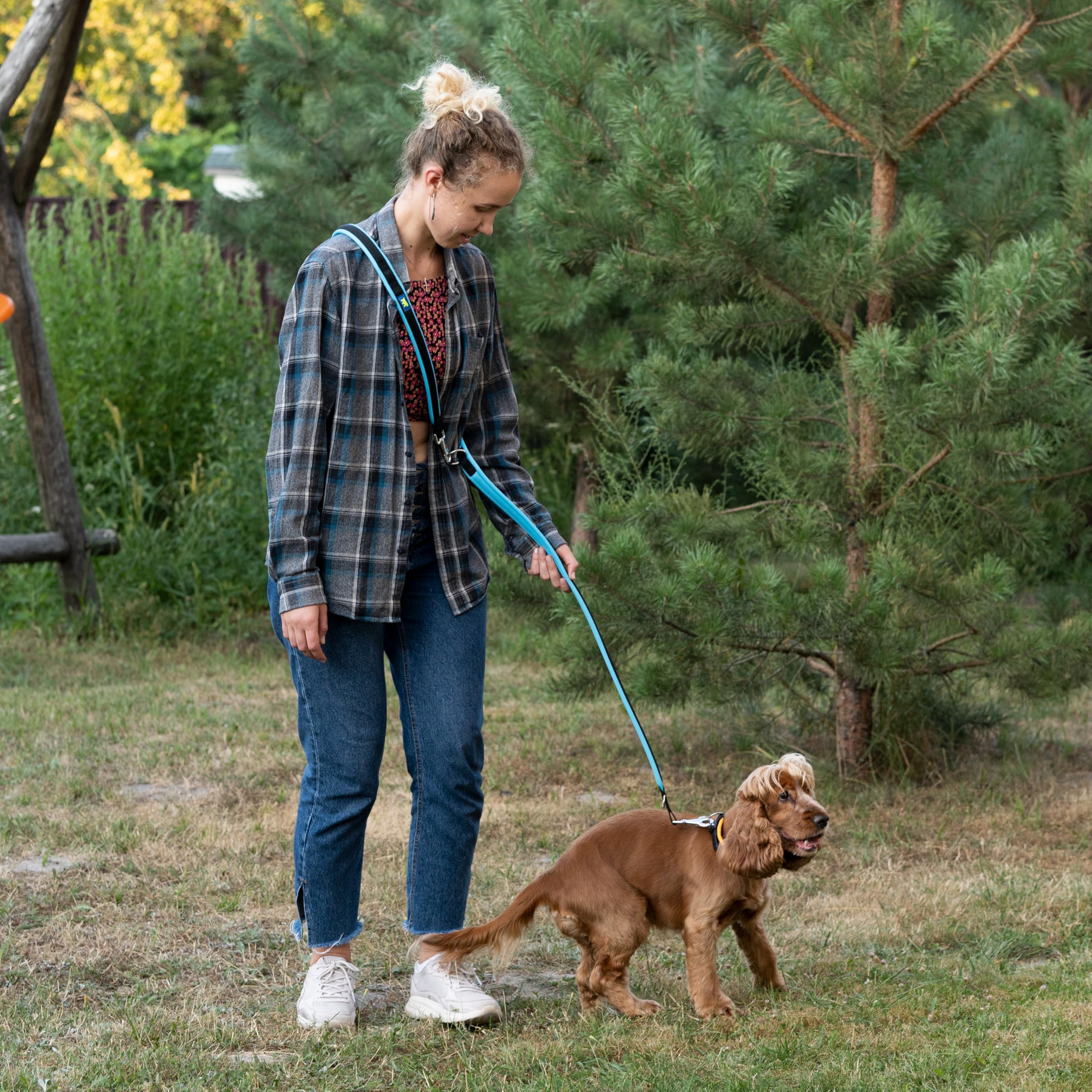 Ferplast ERGOFLUO GA Training Dog Lead, 3 Adjustable Lengths, Soft Padded Handle, Anti-Abrasion, Italian Design, 200 x 2 cm - Image 3