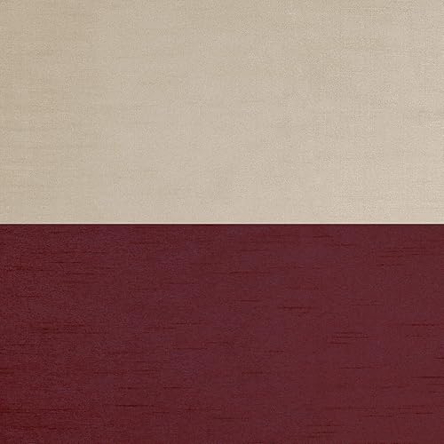 Miniatura 9 de Exclusive Home Curtains - Par de paños de cortina rústica a rayas de seda sintética con ojales