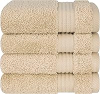 Vista 11 de Cotton Paradise Tapetes de baño antideslizantes 100% algodón para baño, 17 x 24 pulgadas, suaves, absorbentes, de secado rápido, lavables a máquina