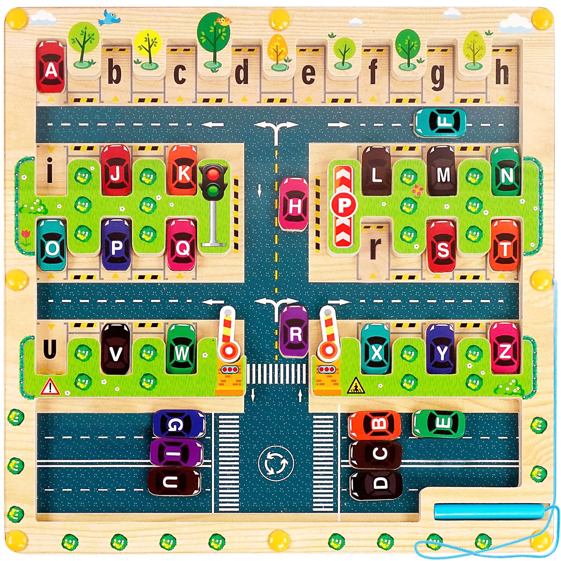 Magnetic Toys Alphabet Maze ABC Wooden Puzzle Board Kids Letters Games magnetic-toys-alphabet-maze-abc-wooden-puzzle-board-kids-letters-games