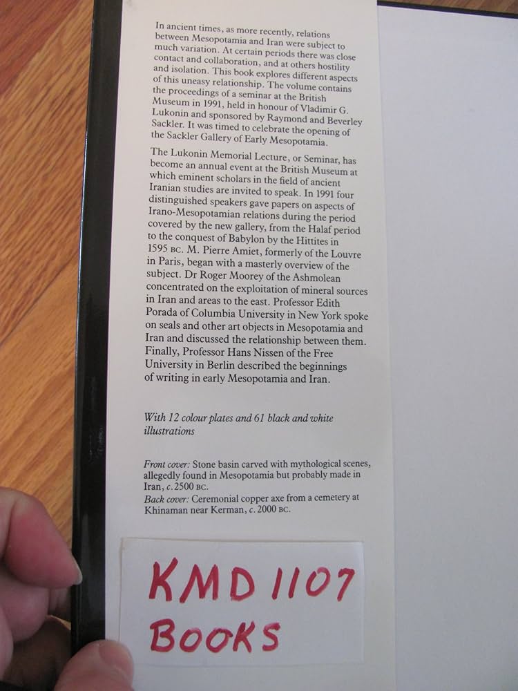 Early mesopotamia: Early Mesopotamia and Iran : A préciser