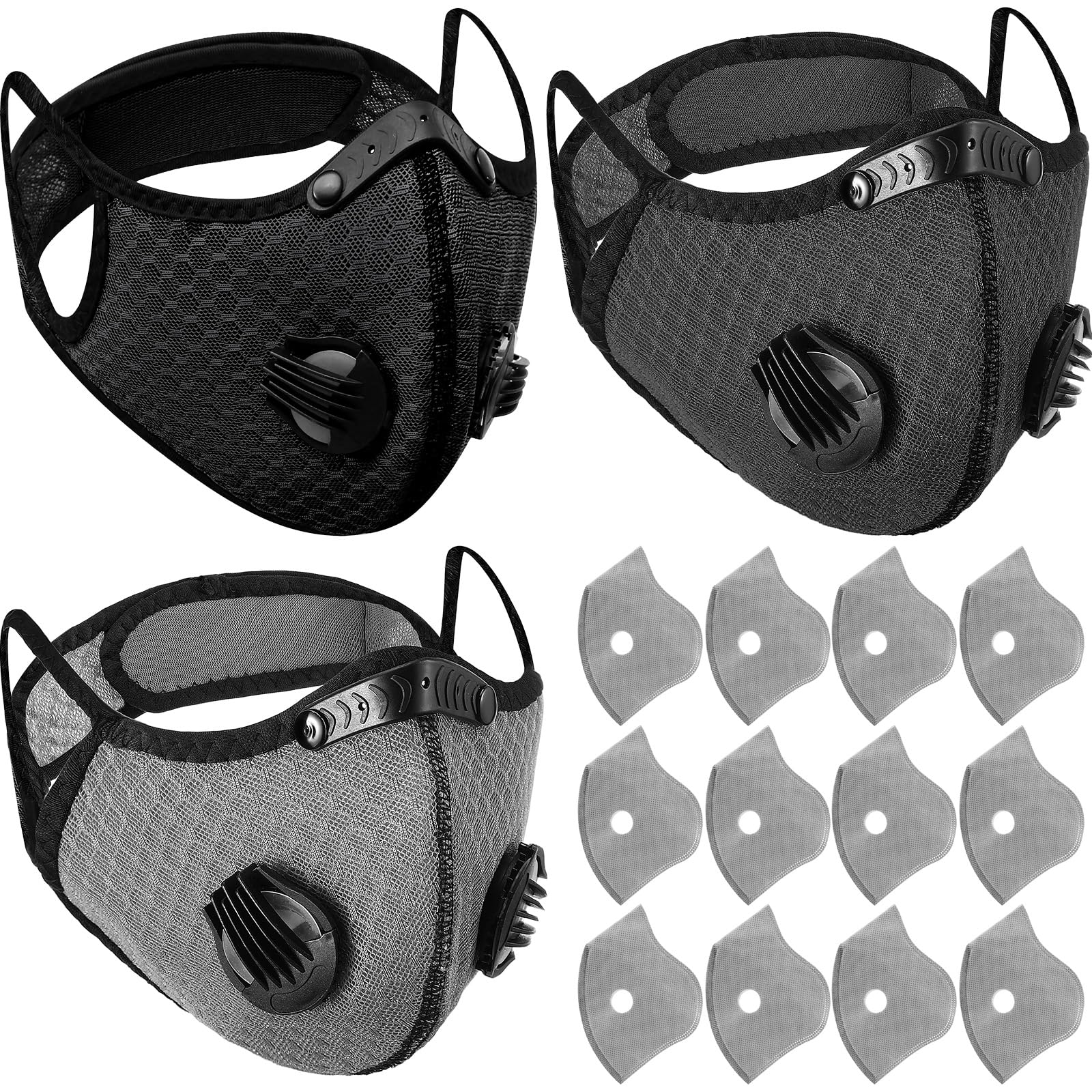 Threlaco 6 Pcs Dust Mask Reusable Respirator Mask