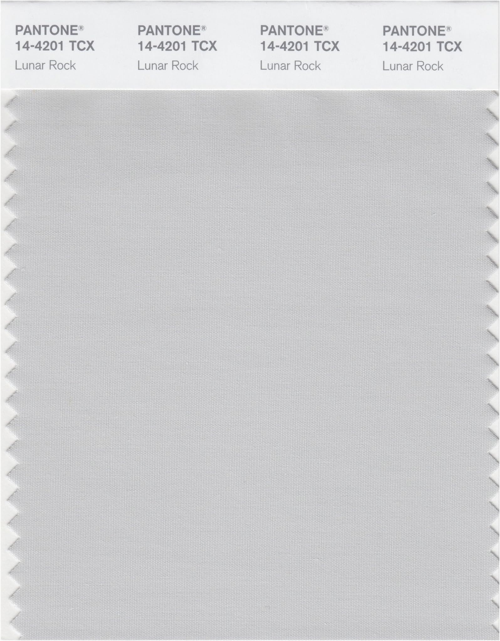 PANTONE Smart 14-4201X Color Swatch Card, Lunar Rock
