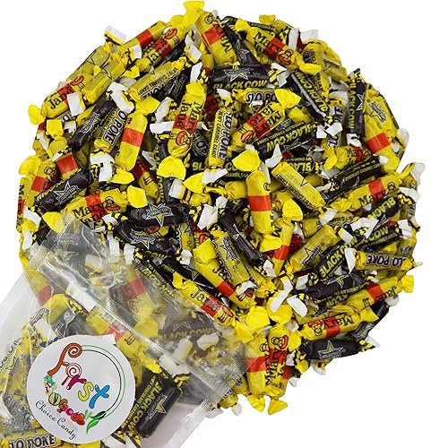 FirstChoiceCandy Chocolate clásico, cacahuete, caramelo, mezcla de caramelos Mary Jane, Slo Poke y Black Cow Taffies (5 libras)