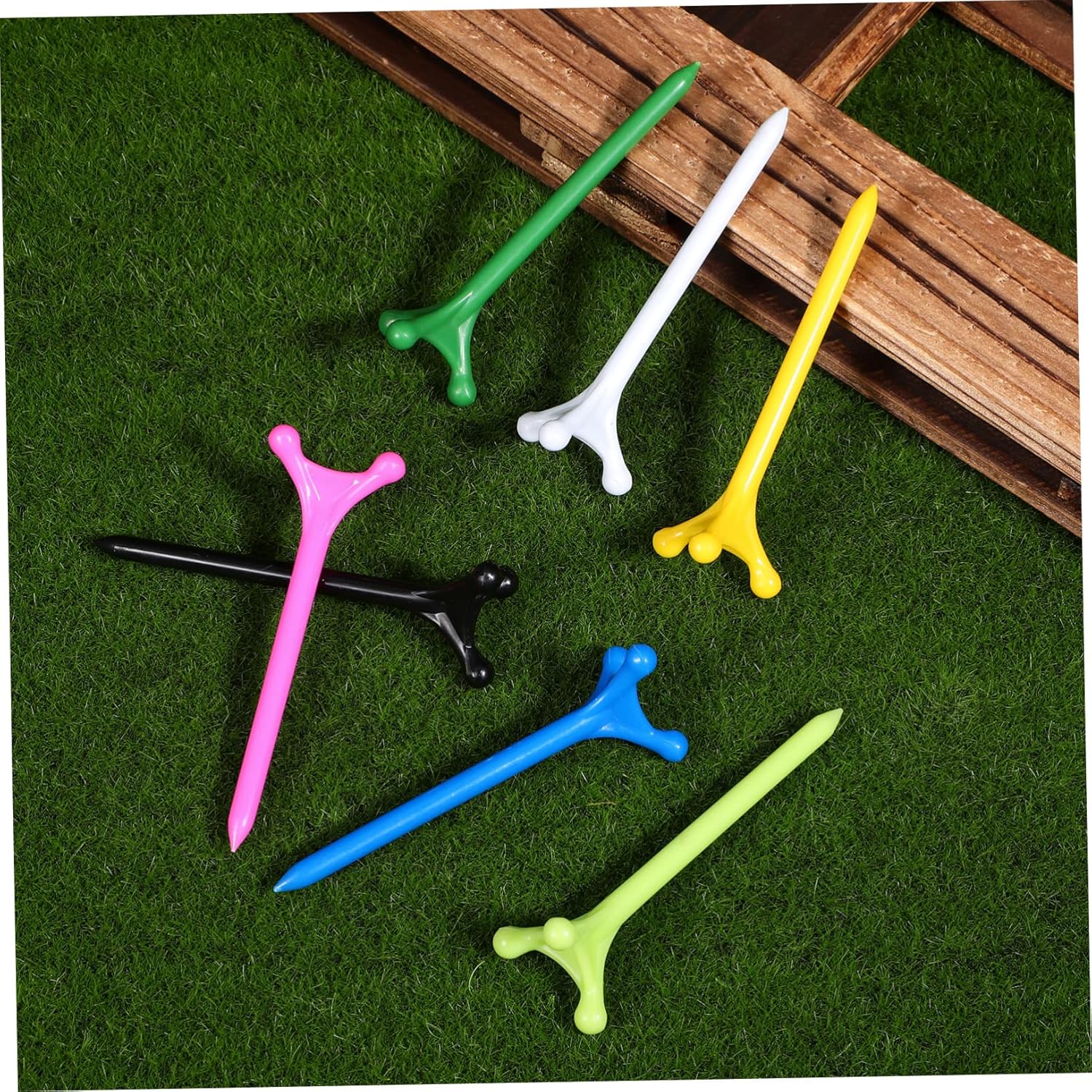 60pcs Golf Training Tees Plastic Golf Tees Claw Design for Practice Enhanced Stability for Consistent Shots for All Skill Levels