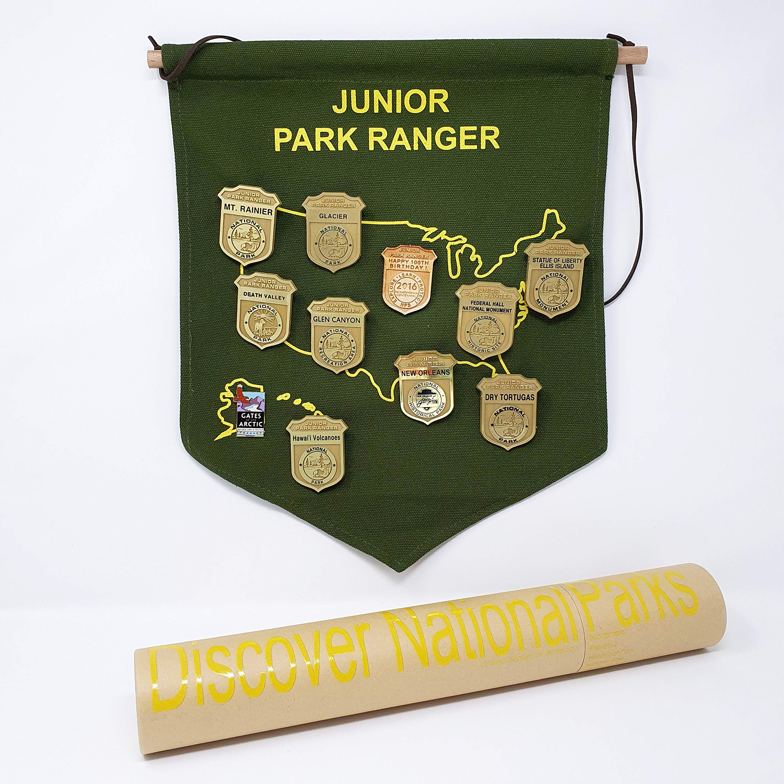 Amazon.com: National Park Junior Ranger Scout Badges Display BANNER ...