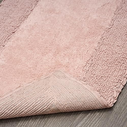 Miniatura 5 de Laura Ashley Ruffle tapete para baño de algodón de 17 x 24 pulgadas