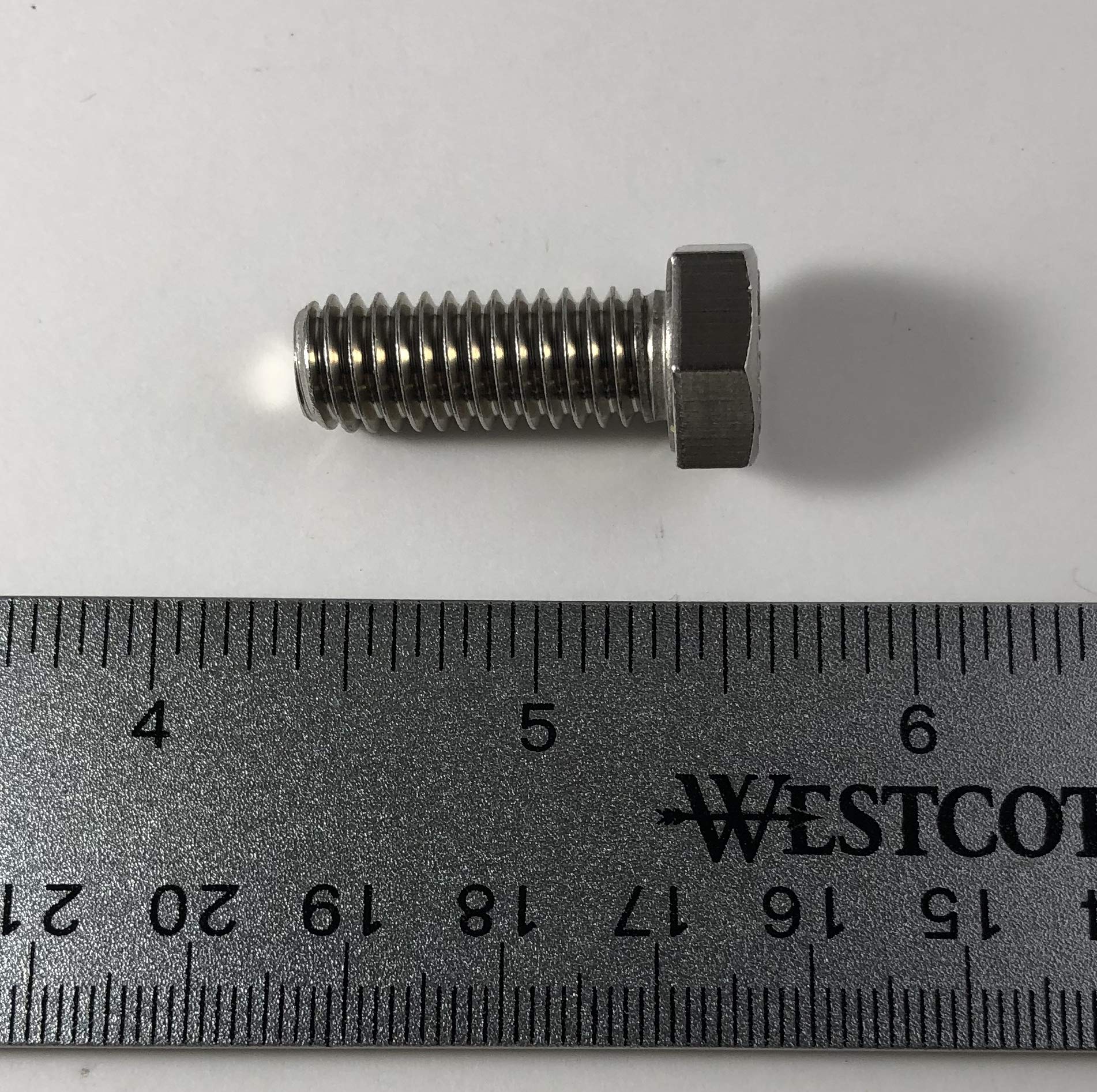 US STAINLESS 10-Pack 3/8-16 X 1.5" Stainless Steel 316 Hex Bolts With Nuts - Marine Grade UNC Thread