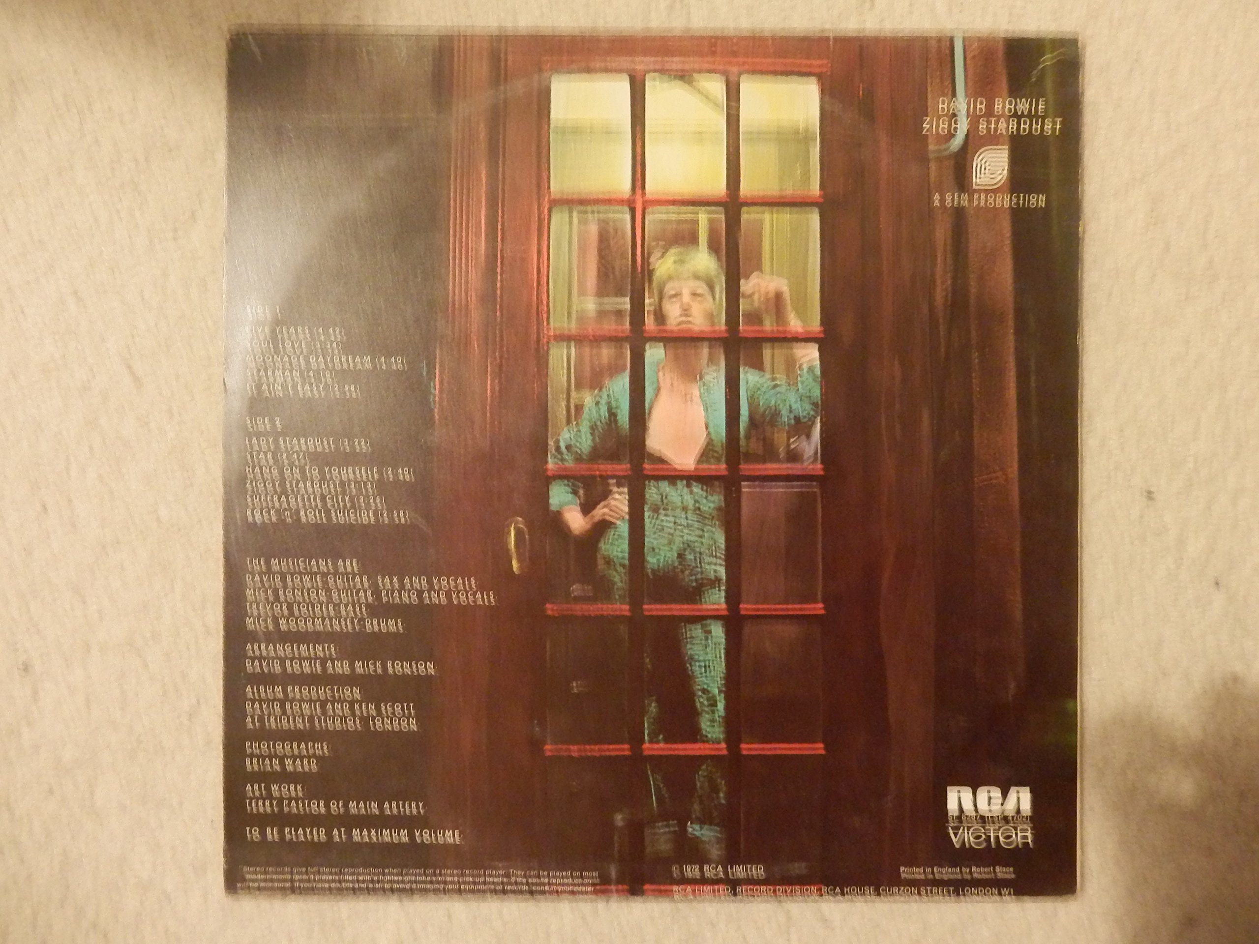 The Rise and Fall of Ziggy Stardust & the Spiders from Mars [VINYL]