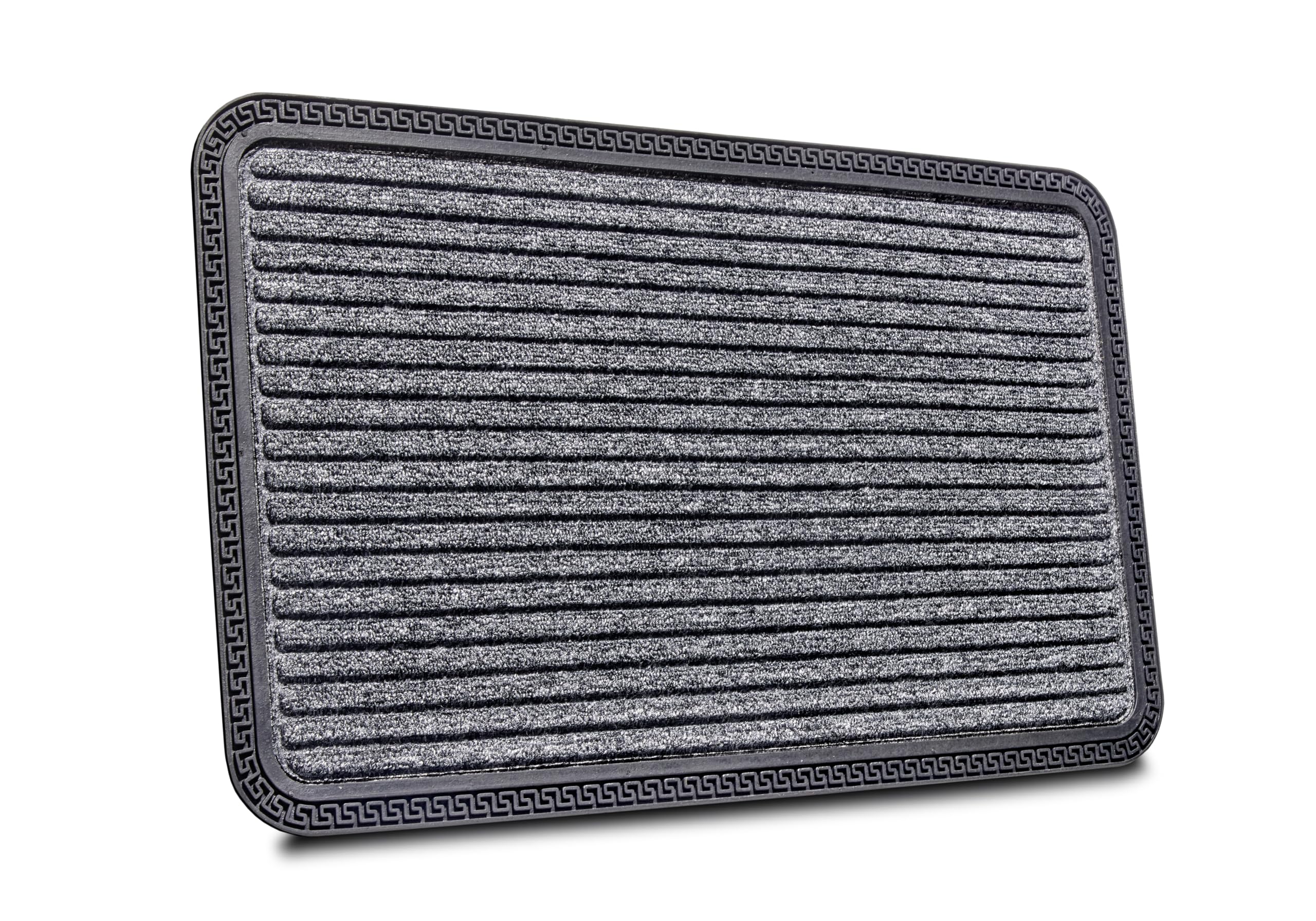 HANSE Home Mix Mats Paillasson pour intérieur et extérieur, antidérapant, résistant aux intempéries, pour Couloir, terrasse, entrée, 45 x 75 cm, Gris