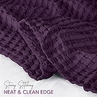 Vista 150 de Utopia Bedding Sage Green 100% Cotton Waffle Blanket 300 GSM [Full - 90x84 Inch] Soft Lightweight Breathable Bed Blanket for All Season