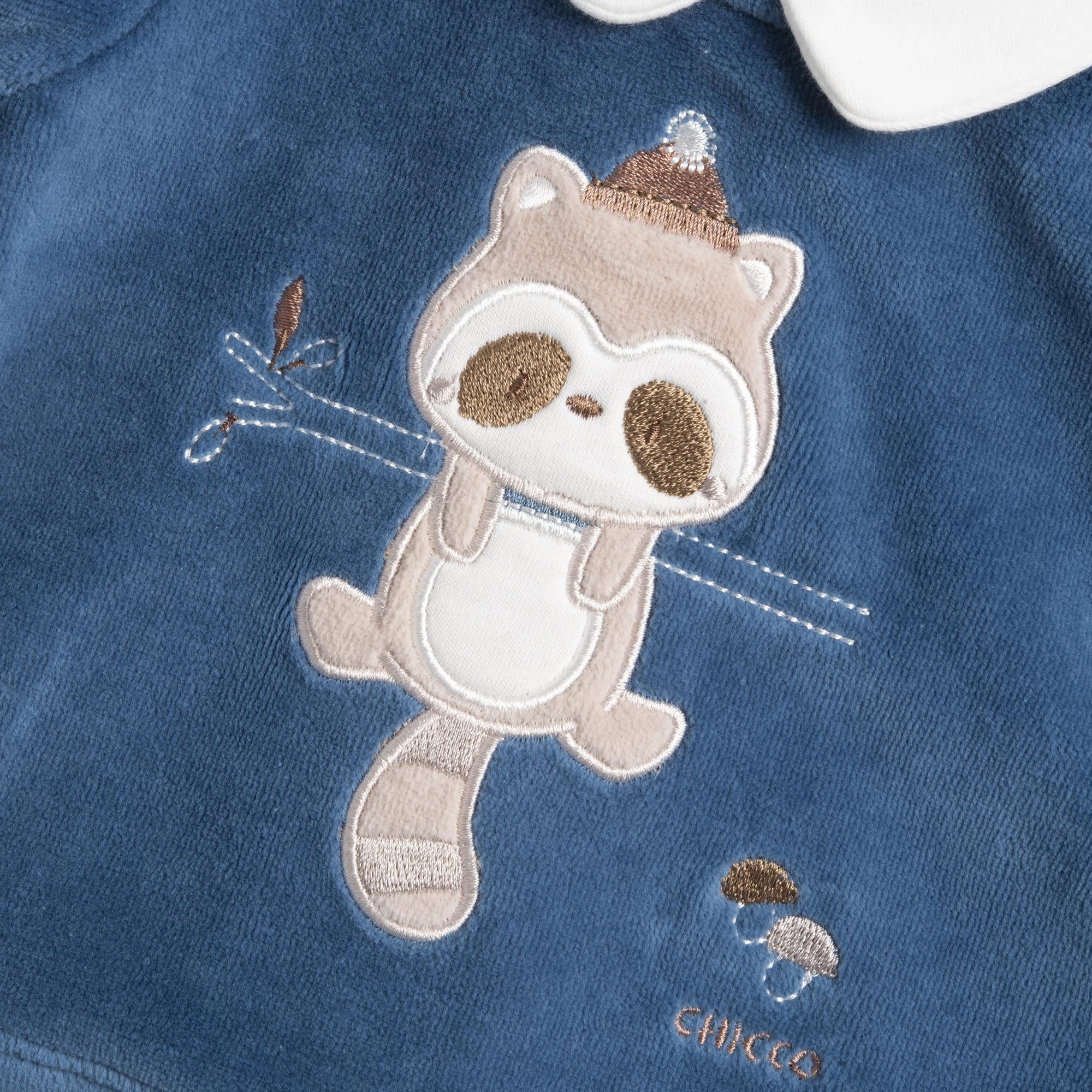 Chicco, Coprifasce e Ghettine, Completino Neonato con Comoda Apertura con Bottoncini, in Calda e Morbida Ciniglia Lavabile in Lavatrice, Abbigliamento Neonato 0-24 Mesi, Idee Regalo Neonato